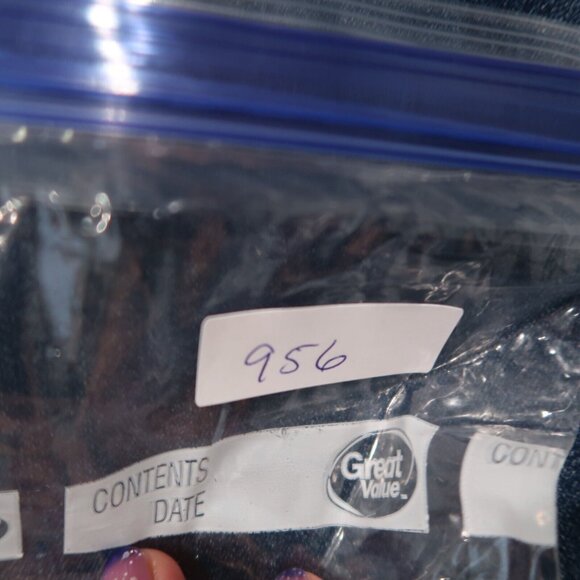 Lee Jeans Womens 14 Petites Blue Straight Leg Relaxed Fit Mid Rise Whiskering - Picture 14 of 14